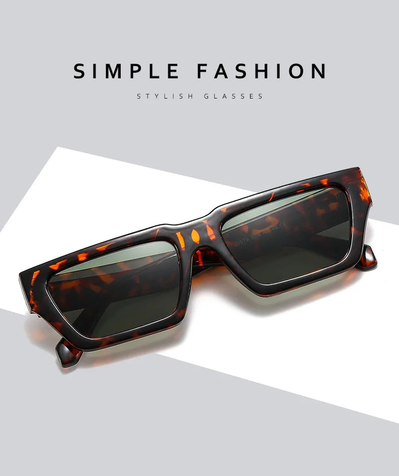 Lunettes de soleil carrées style urbain "2024 2025"