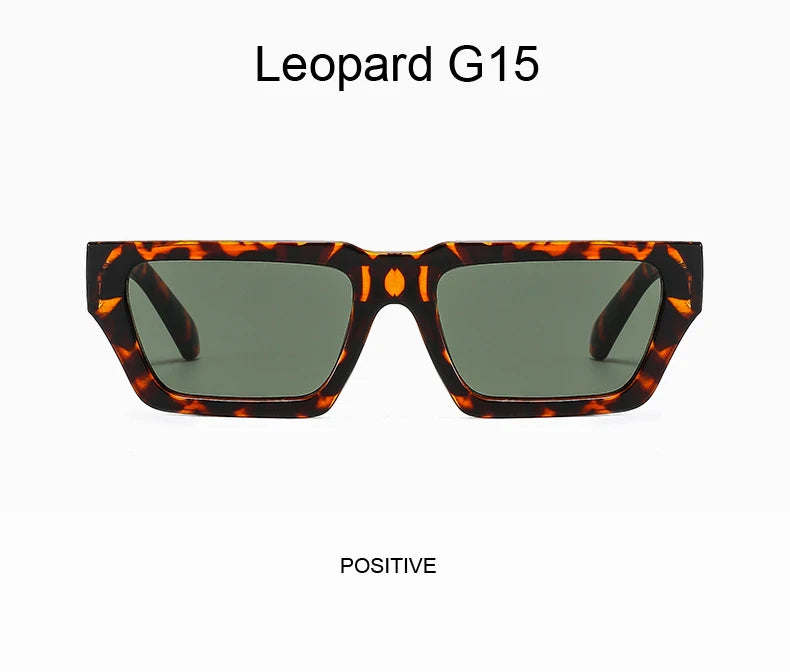 Lunettes de soleil carrées style urbain "2024 2025"